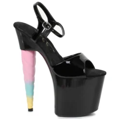 Ellie Shoes 7 Unicorn Heel Platform Sandal