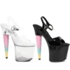 Ellie Shoes 7 Unicorn Heel Platform Sandal