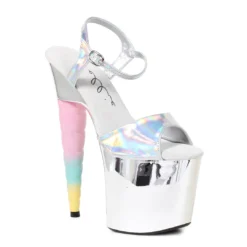 Ellie Shoes 7 Unicorn Heel Platform Sandal