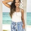 Espiral Blue Stripes Shorts