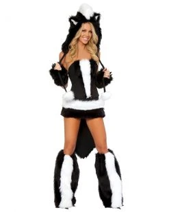 JValentine Flower Skunk Leg Warmers