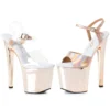 Ellie Shoes 8 Stiletto W Rose Gold Platform