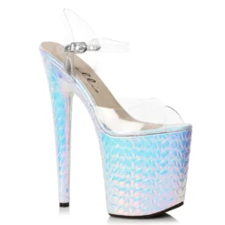 Ellie Shoes 8 Heel Hologram Sandal