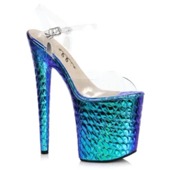 Ellie Shoes 8 Heel Hologram Sandal