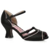 Ellie Shoes Two Toned T-Strap Peep Toe Shoe 2 Ellie Shoes Two Toned T-Strap Peep Toe Shoe