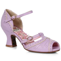 Ellie Shoes Two Toned T-Strap Peep Toe Shoe