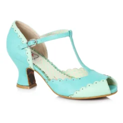 Ellie Shoes T Strap Heel With Peeptoe