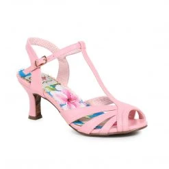 Ellie Shoes Peep Toe T Strap Sandal