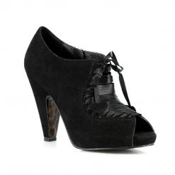 Ellie Shoes Black Shoe With Laces