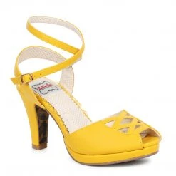 Ellie Shoes 4 Peep Toe Criss Cross Detail