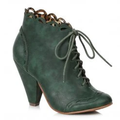 Ellie Shoes 4 Retro Bootie With Laces