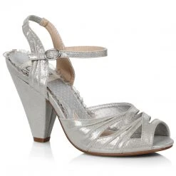 Ellie Shoes Glitter Shimmer Material Sandal