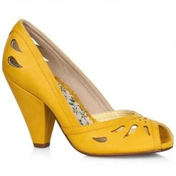 Ellie Shoes 4 OPEN TOE PUMP WITH CUT OUTS