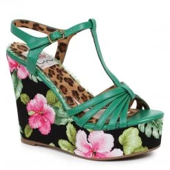 Ellie Shoes 4 Tiki Wedge