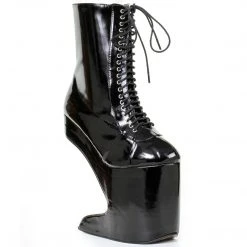 Ellie Shoes 5.5 Heel Platform Bootie With Laces