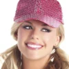 Be Wicked Sequin Baseball Hat - Hot Pink