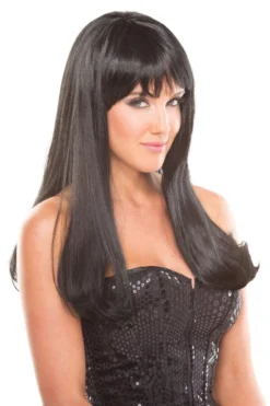 Be Wicked Pop Diva Wig Black ACCESORIES