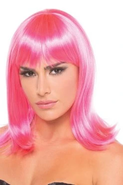 Be Wicked Doll Wig Hot Pink Rave Accessories