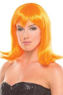 Be Wicked Doll Wig Orange Rave Accessories
