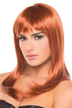 Be Wicked ACCESORIES Hollywood Wig Auburn