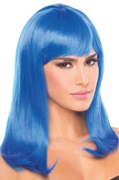 Be Wicked Hollywood Wig Dark Blue