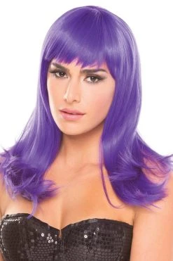 Be Wicked Hollywood Wig Purple