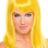 Be Wicked Hollywood Wig Yellow Rave Accessories