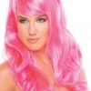 Be Wicked Burlesque Wig Hot Pink