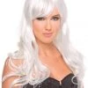 Be Wicked Burlesque Wig White 1 Be Wicked Burlesque Wig White