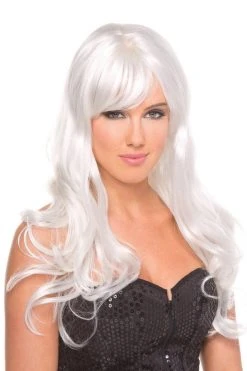Be Wicked Burlesque Wig White