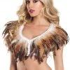 Be Wicked CLOTHING Turkey Exotic Feathers Top