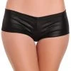 Be Wicked CLOTHING Cotton Lycra Booty Shorts Black 1 Be Wicked CLOTHING Cotton Lycra Booty Shorts Black