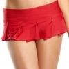 Be Wicked Pleated Mini Skirt Red CLOTHING