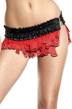 Be Wicked Feather Ruffled Skirt CLOTHING