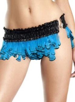 Be Wicked Feather Ruffled Skirt