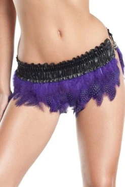 Be Wicked Feather Skirt CLOTHING