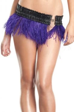 Be Wicked CLOTHING Ostrich Feather Skirt