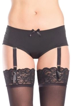 Be Wicked Boyshort With Garters LINGERIE