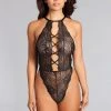 Be Wicked LINGERIE Sahara Teddy Black