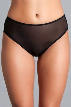 Be Wicked LINGERIE Tina Peekaboo Panty Black