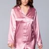 Be Wicked Kimberly Satin Sleepshirt Dusty Rose 2 Be Wicked Kimberly Satin Sleepshirt Dusty Rose
