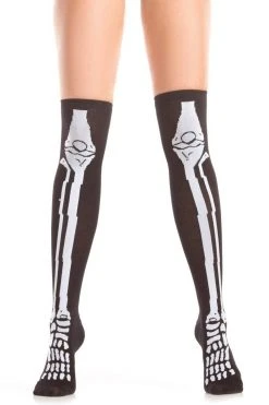 Be Wicked Skeleton Scare Knee Highs