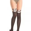 Be Wicked Hosiery Panda Pantyhose