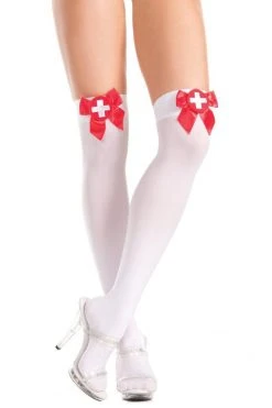 Be Wicked Nurse Nancy Thigh Highs