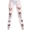 Be Wicked Love And Hate Pantyhose