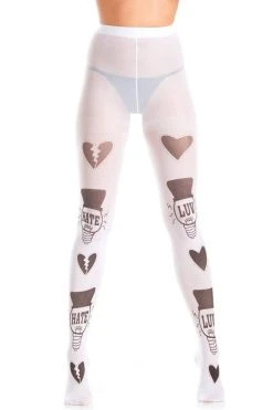 Be Wicked Love And Hate Pantyhose