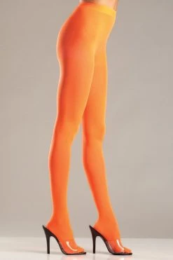 Be Wicked Orange Opaque Pantyhose