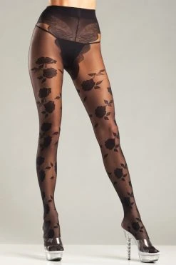 Be Wicked Hosiery Pick My Petals Pantyhose