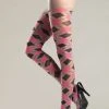 Be Wicked Hosiery Argyle Pantyhose Fuchsia