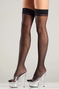 Be Wicked Here On The Dot Thigh Highs